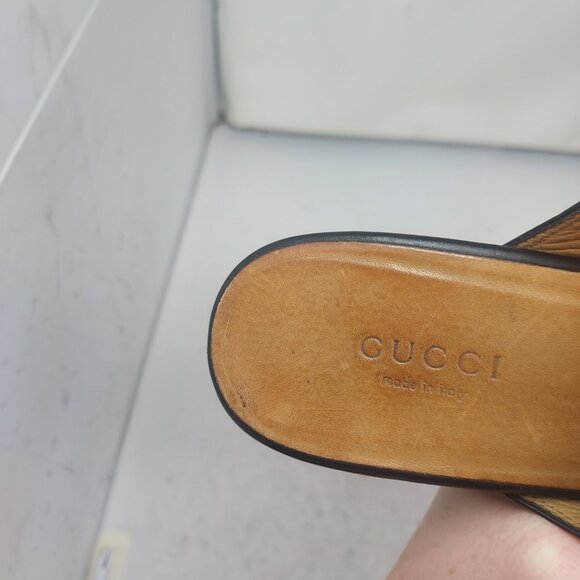 Gucci Womens Black Horsebit Princetown Slide Mule - Picture 9 of 10